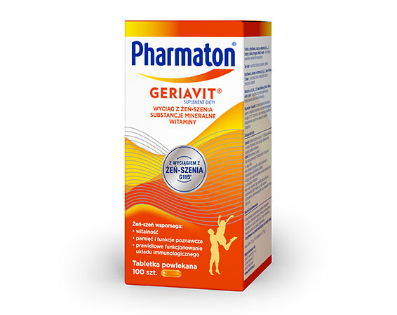 Opakowanie Pharmaton Geriavit